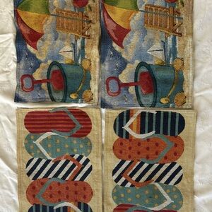 Colorful Beach Themed Placemat Set